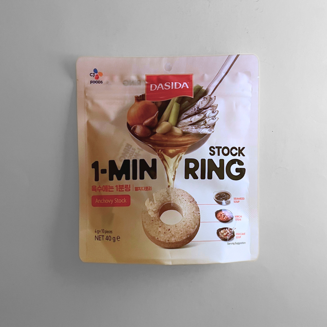 CJ 1-MIN RING 멸치디포리(CJ ANCHOVY STOCK 40G)