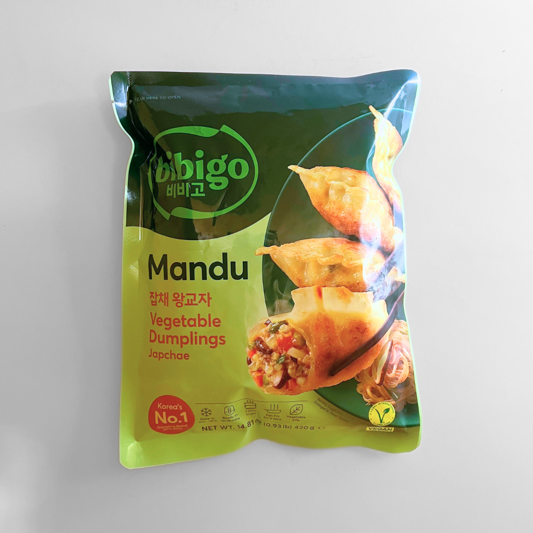 CJ VEGAN 잡채왕교자 420G(CJ BIBIGO MANDU JAPCHAE Vegetable)