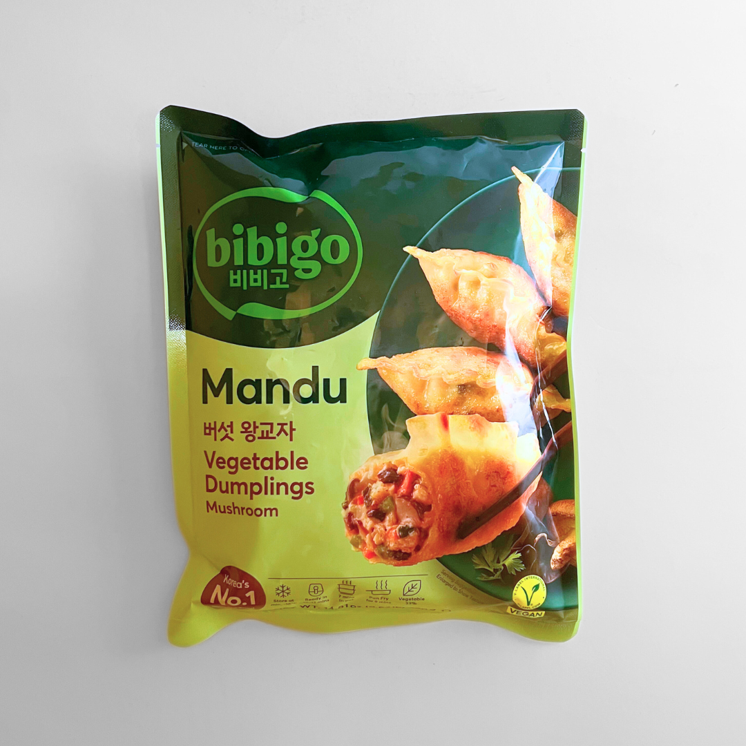 CJ VEGAN 버섯왕교자 420G(CJ BIBIGO MANDU Mushroom)