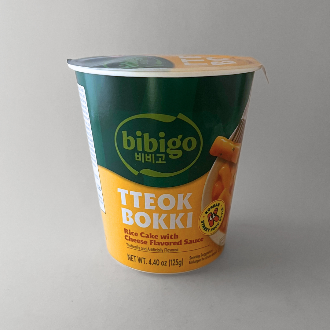 CJ 비비고 떡볶이컵(치즈) 125g(CJ BiBiGo TteokbokkI Cup(Cheese) 125g)