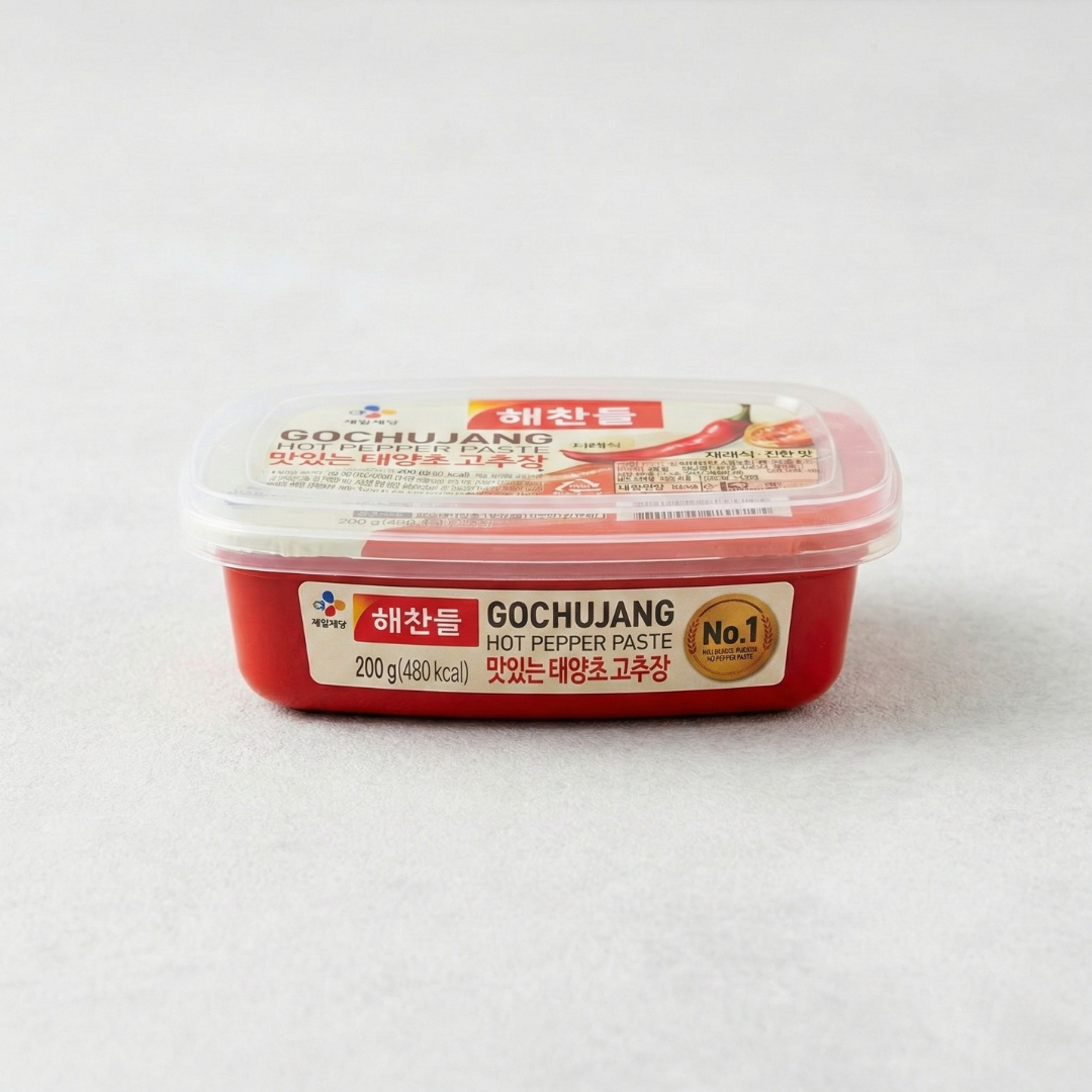CJ 맛있는 태양초 고추장 200G(CJ GOCHUJANG HOT PEPPER PASTE 200G)