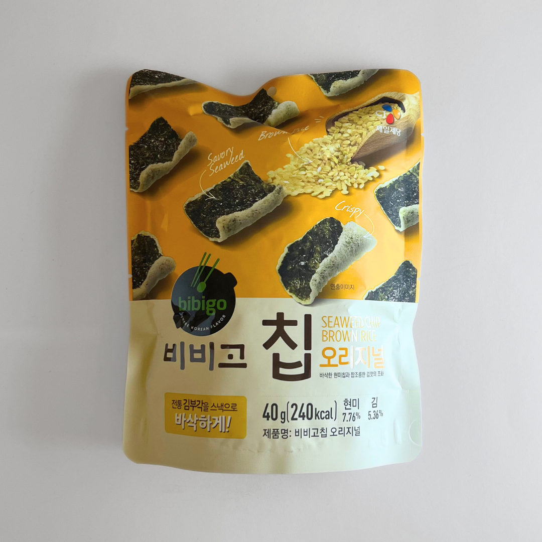 CJ 비비고 칩 오리지널 40G(CJ 海藻片糙米 40G)