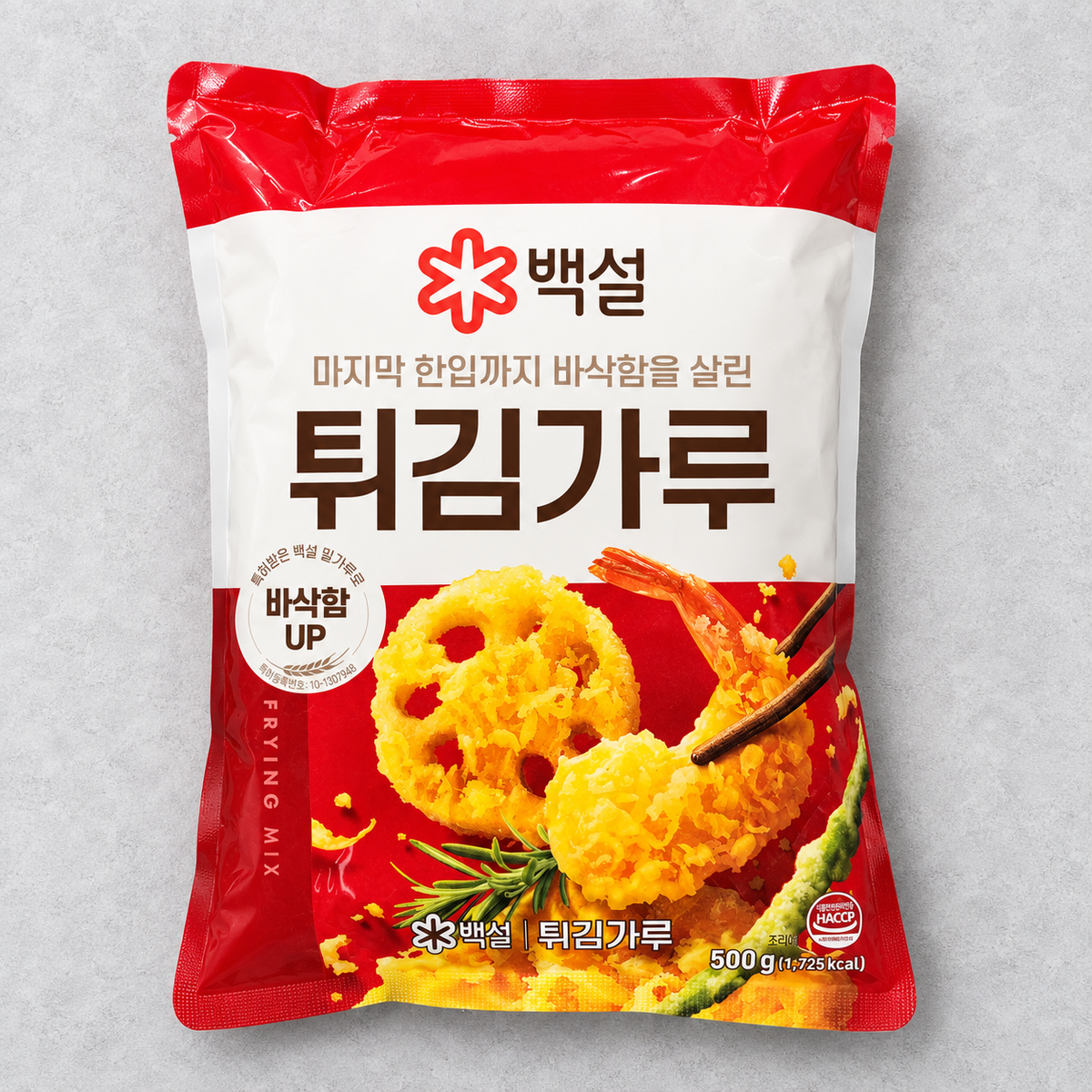 CJ 백설 튀김操作系统 500G(CJ 油炸混合料 500G)