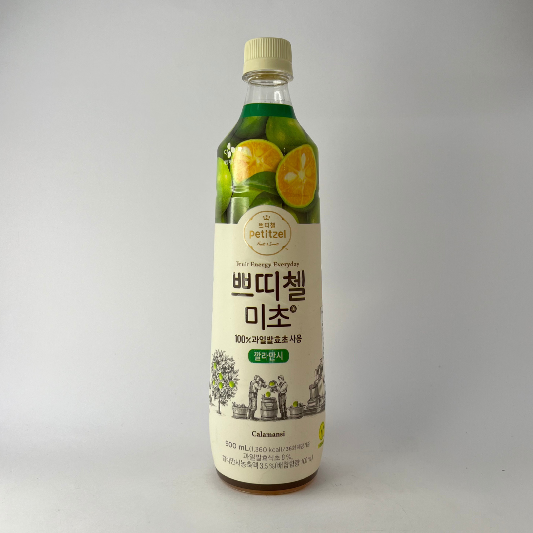 CJ 쁘띠첼미초(깔라만시) 900ml(CJ 醋饮料(Calamansi) 900ml)