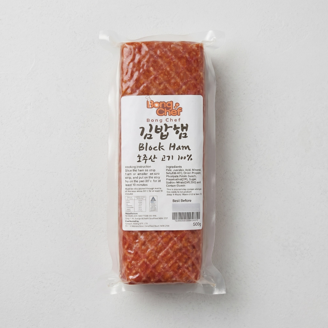 봉쉐프 KIMBAB 김밥햄 500G(B Chef Block Pork Ham)