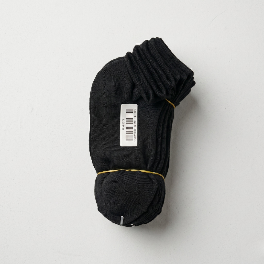 하매지 초미니 L 블랙(K-SOCKS Ultra Low-cut BLACK L)