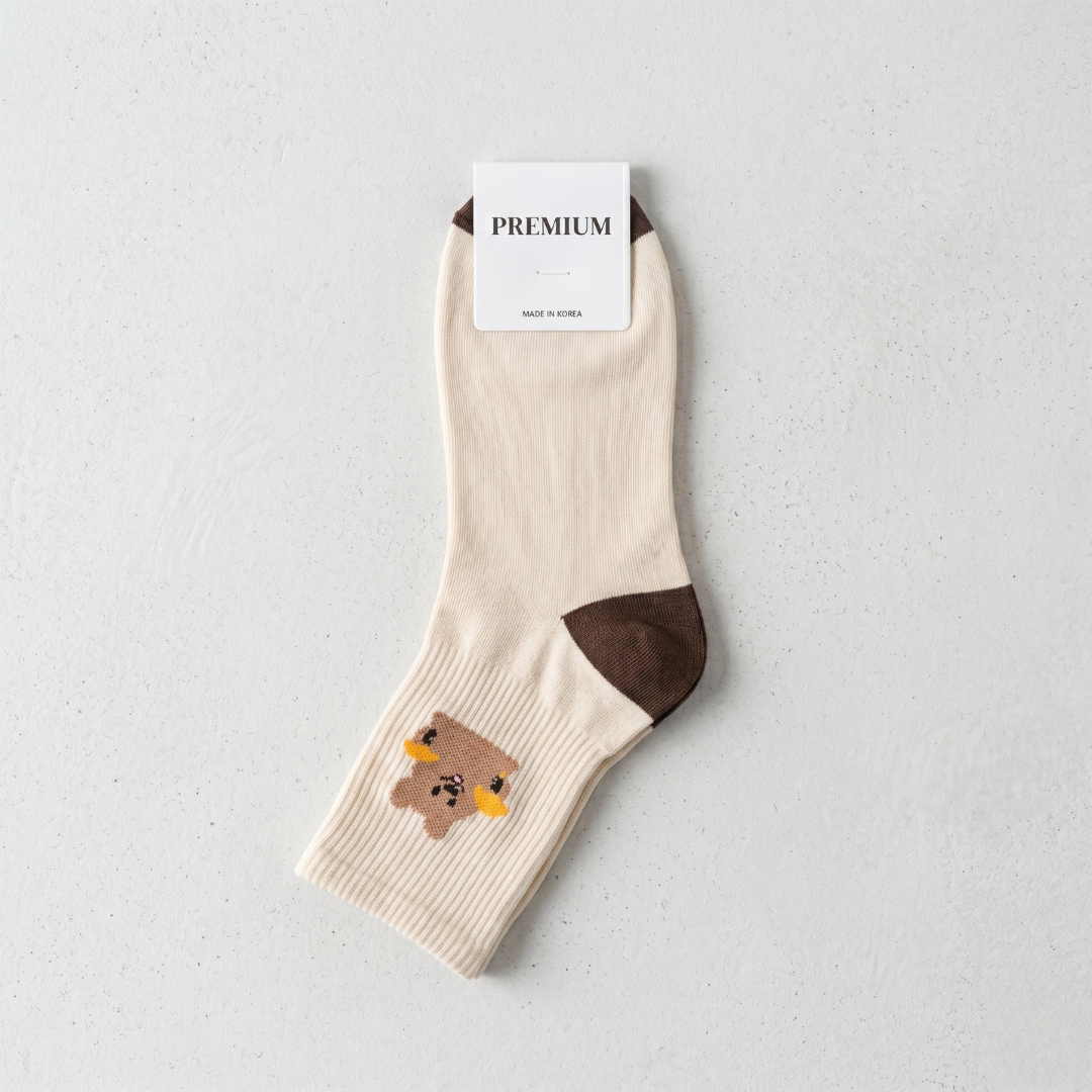 쿼카 M 아이보리(K-SOCKS Quokka IVORY)