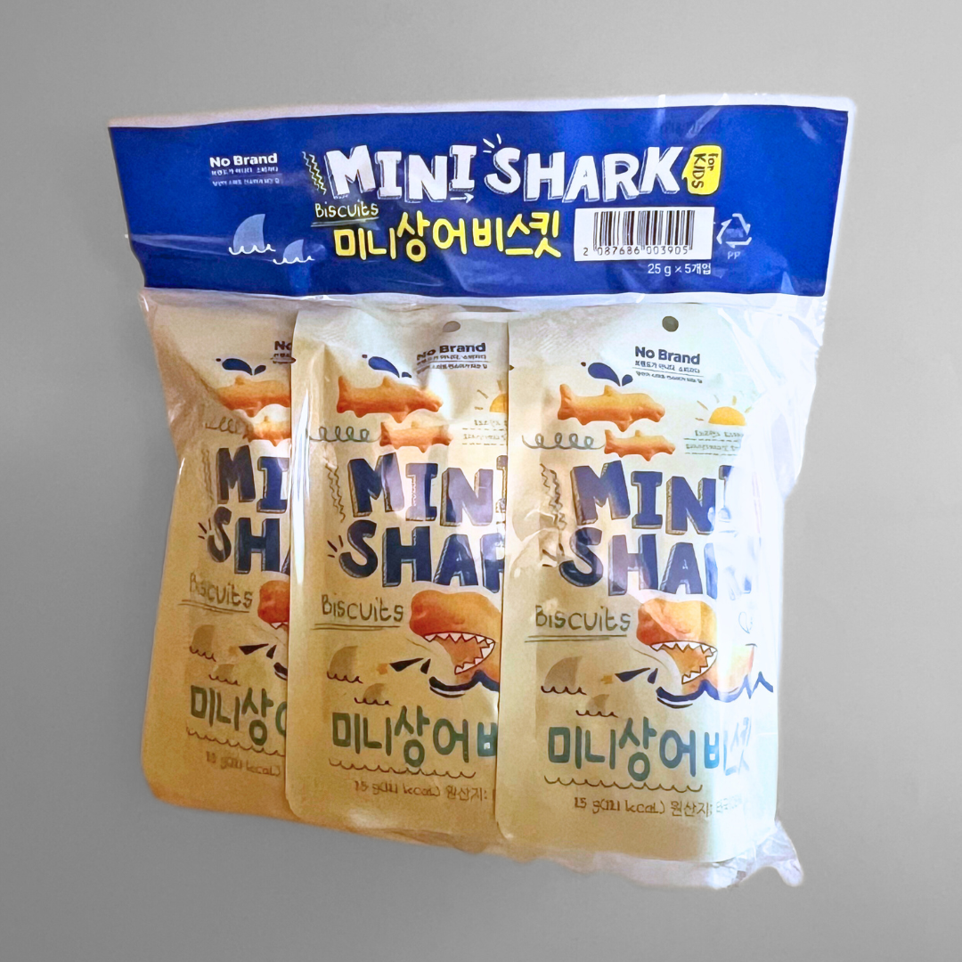 노브랜드 미니상어비스킷(NB MINI SHARK BISCUITS 25G*5)