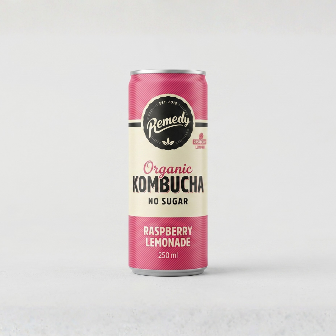 RASBERRY LEMONADE 250ML(REMEDY ORGANIC KOMBUCHA)
