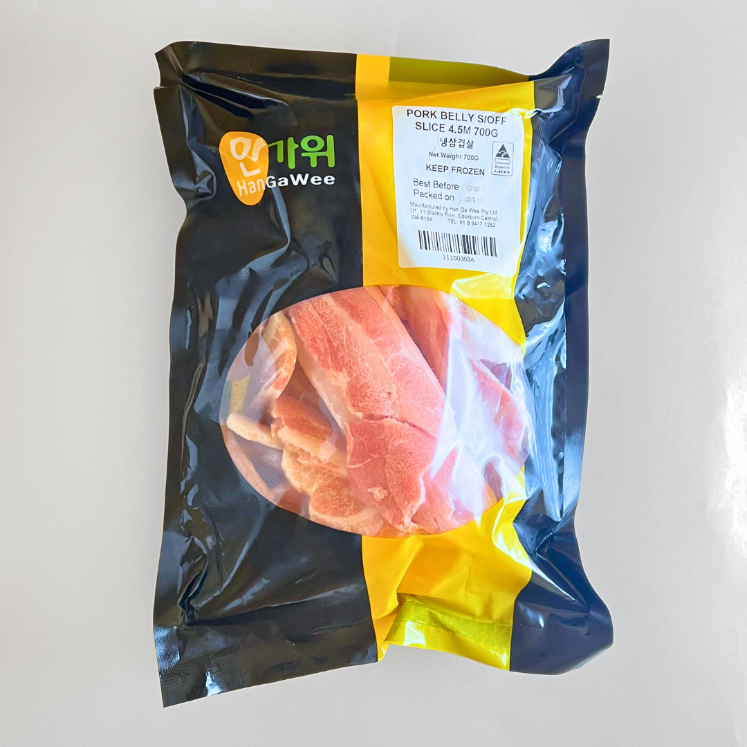 냉삼겹살(S/Off) 4.5 mm 700g(五花肉(去皮)4.5mm 700g)