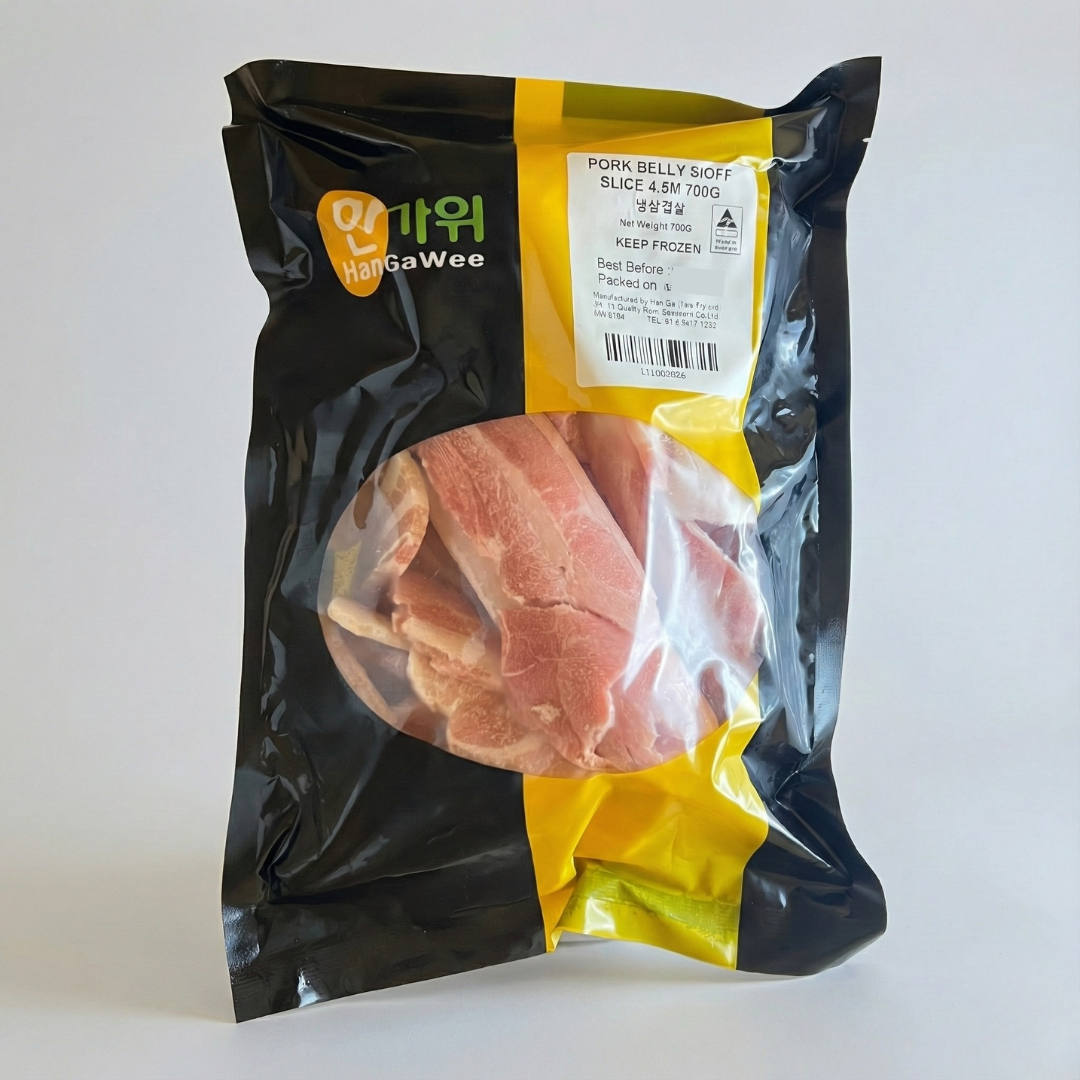 냉삼겹살(S/Off) 4.5 mm 700g(Pork Belly(Skin Off) 4.5mm 700g)