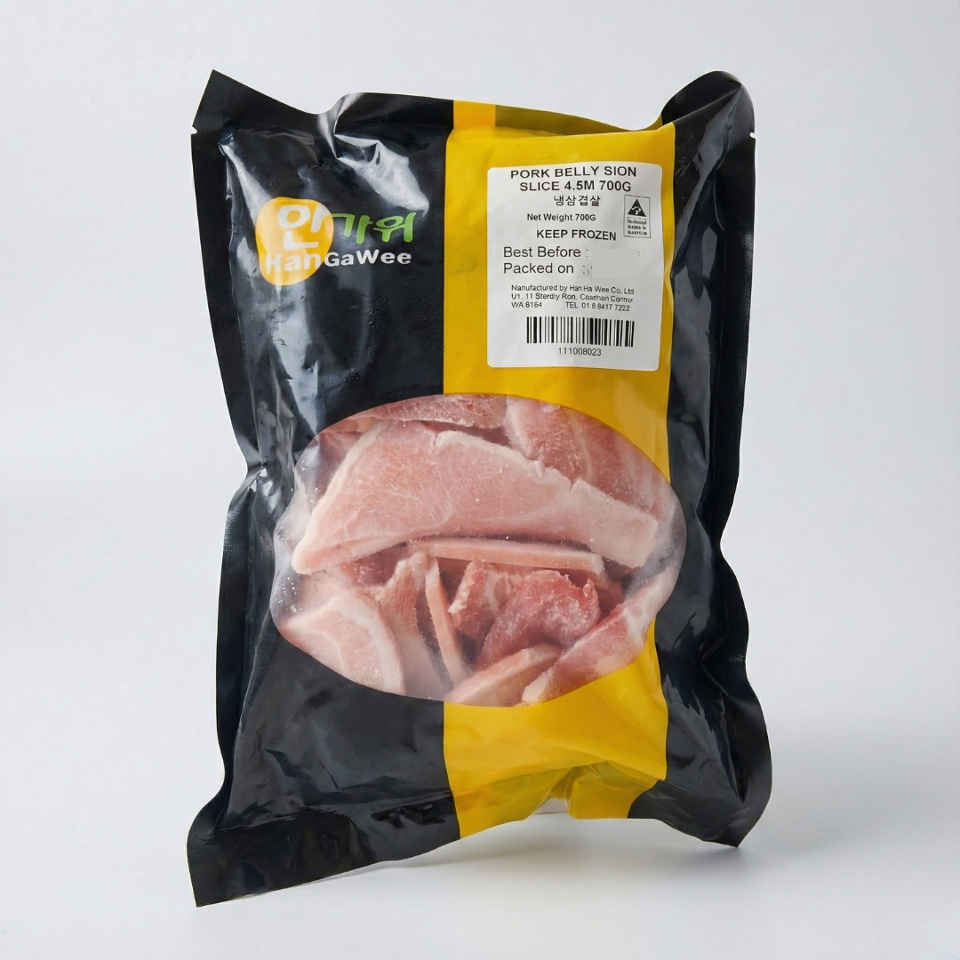 냉오겹살(S/On) 4.5mm 700g(Pork Belly(Skin On) 4.5mm 700g)