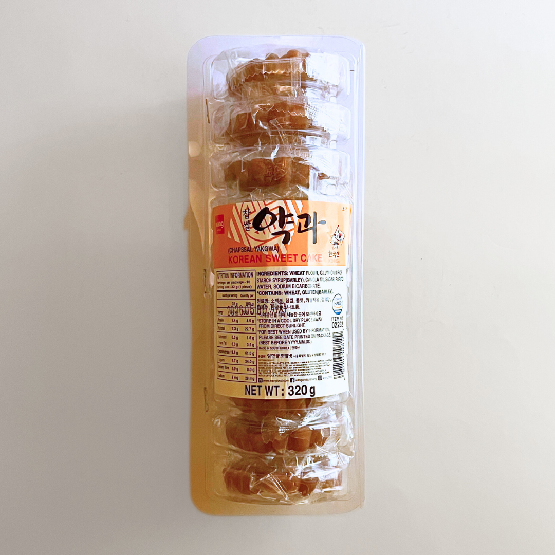 왕 찹쌀약과 YAKGWA(WANG KOREAN SWEET CAKE 320G)