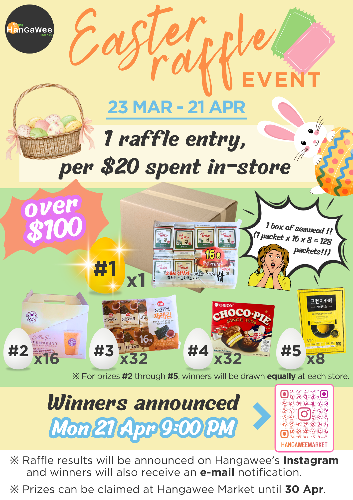 2025 Easter Raffle Events!! 🎉🐣 [End] – HanGaWee
