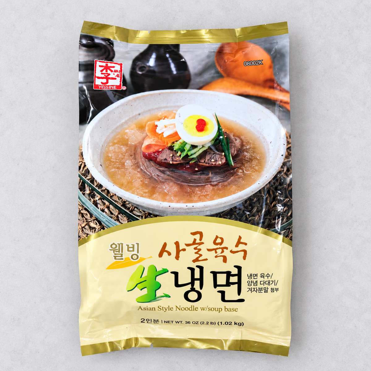 이씨네 사골육수 생냉면 1.02kg(Yissine Cold Noodle Soup-Beef 1.02kg)
