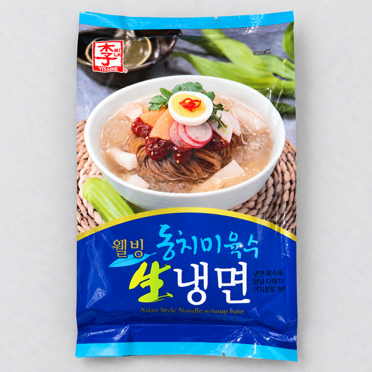 이씨네 웰빙 동치미육수생냉면 1.02kg(Yissine Radish Cold Noodle W/Soup 1.02g)