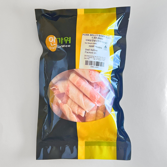 대패삼겹살 1.5mm 250g(Pork Belly Sliced 1.5mm 250g)