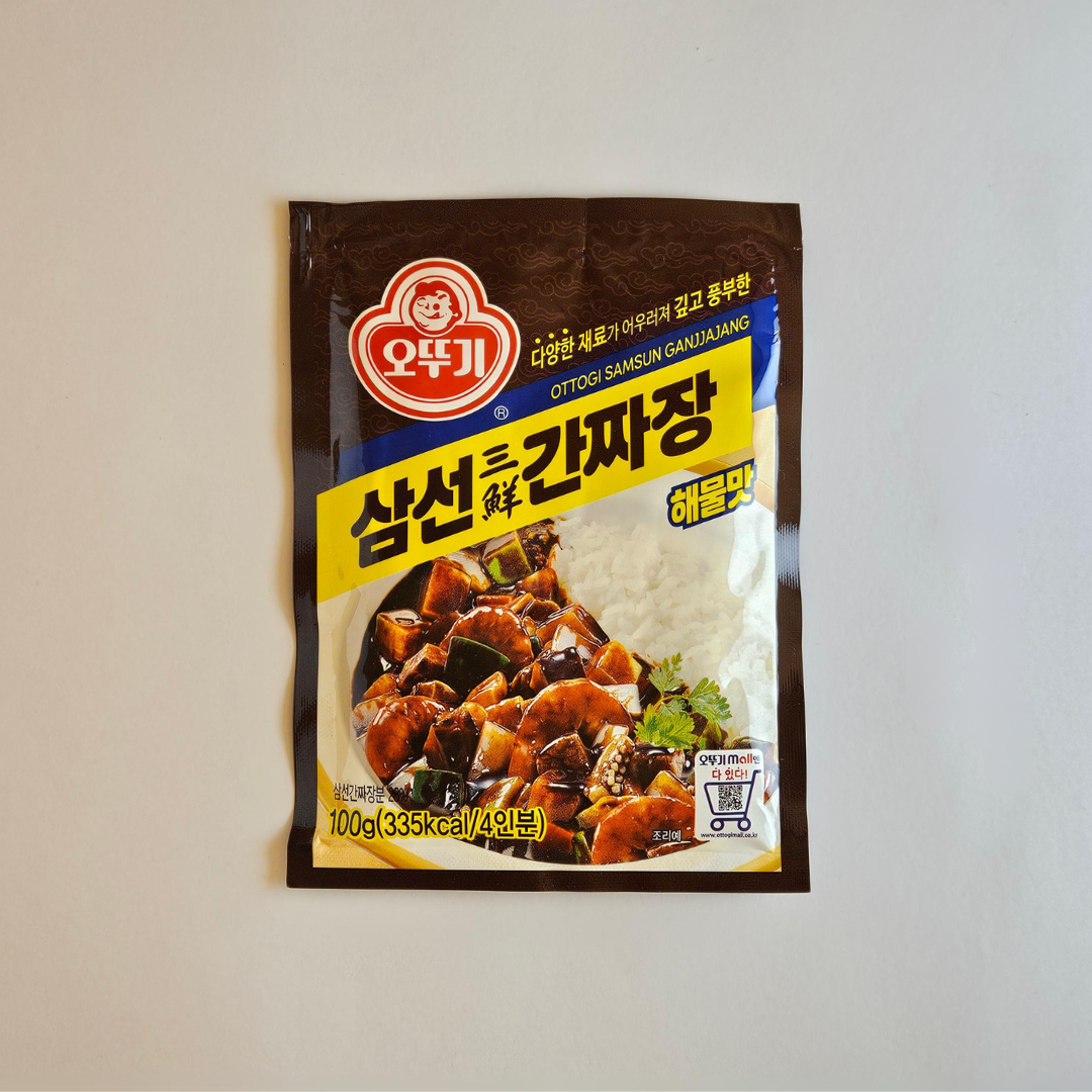 오뚜기 삼선간짜장분말 100G(OTG Seafood  Black Bean Sauce Jjajang Powder 100g)