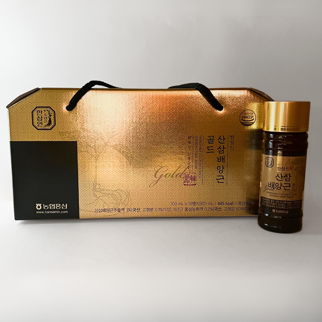 한삼인 산삼배양근골드 100ml*10(HSI 野山参滋补金装 100ml*10)