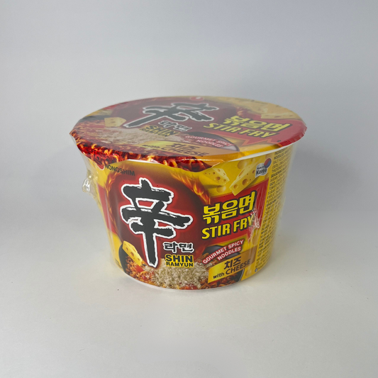 농심 신라면 볶음면 치즈 큰컵 105G(NS SHIN STIR FRY CHEESE BIG BOWL 105G)