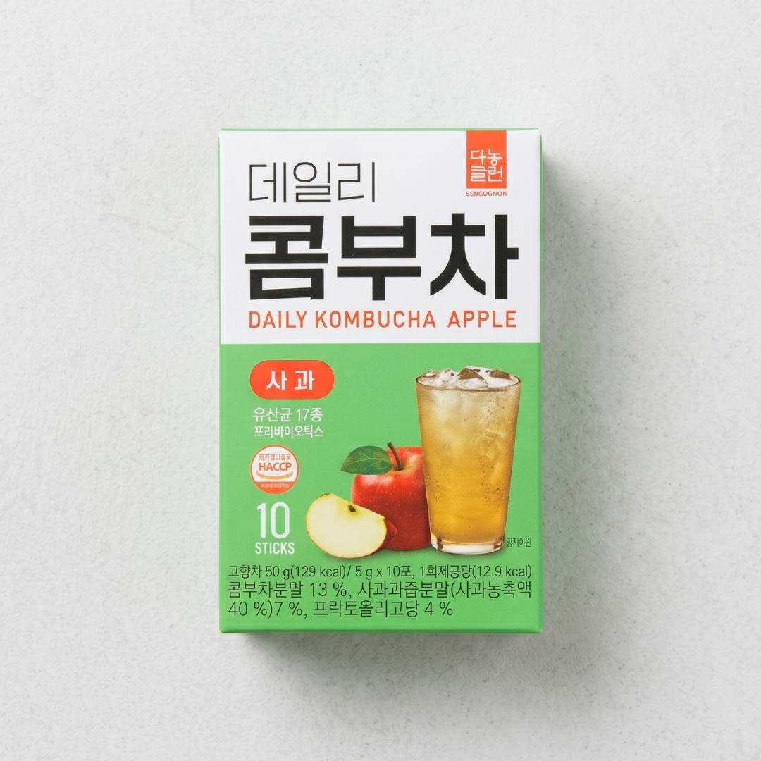 다농원 데일리 콤부차 사과 10T(DNW DAILY KOMBUCHA APPLE 5G (10T))