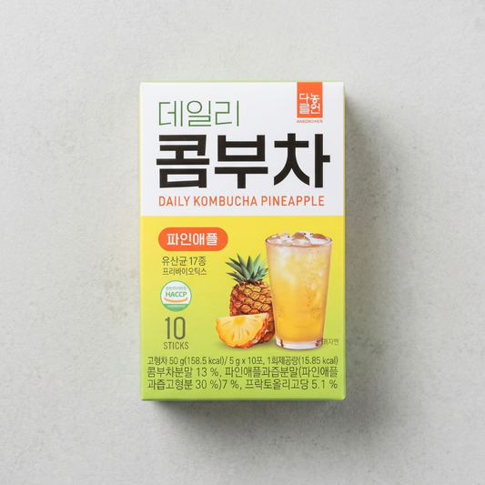 다농원 데일리 콤부차 파인애플 10T(DNW DAILY KOMBUCHA PINEAPPLE 5G (10T))