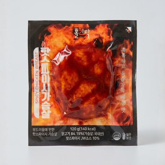 홀리닭 핫스파이시가슴살 120G(HD Chicken Breast Hot Spicy 120G)