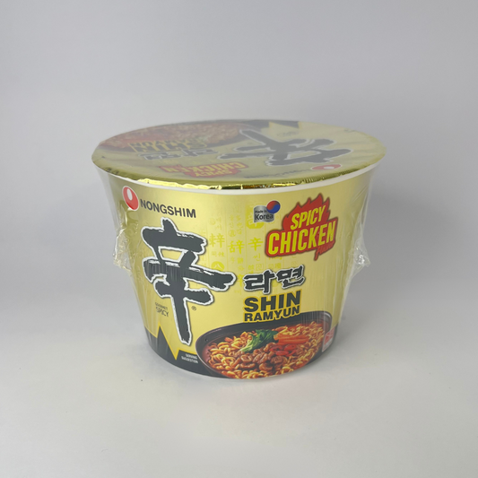 농심 신라면 치킨 큰컵 114G(NS Shin Ramen with Spicy Chicken Big Bowl 114G)