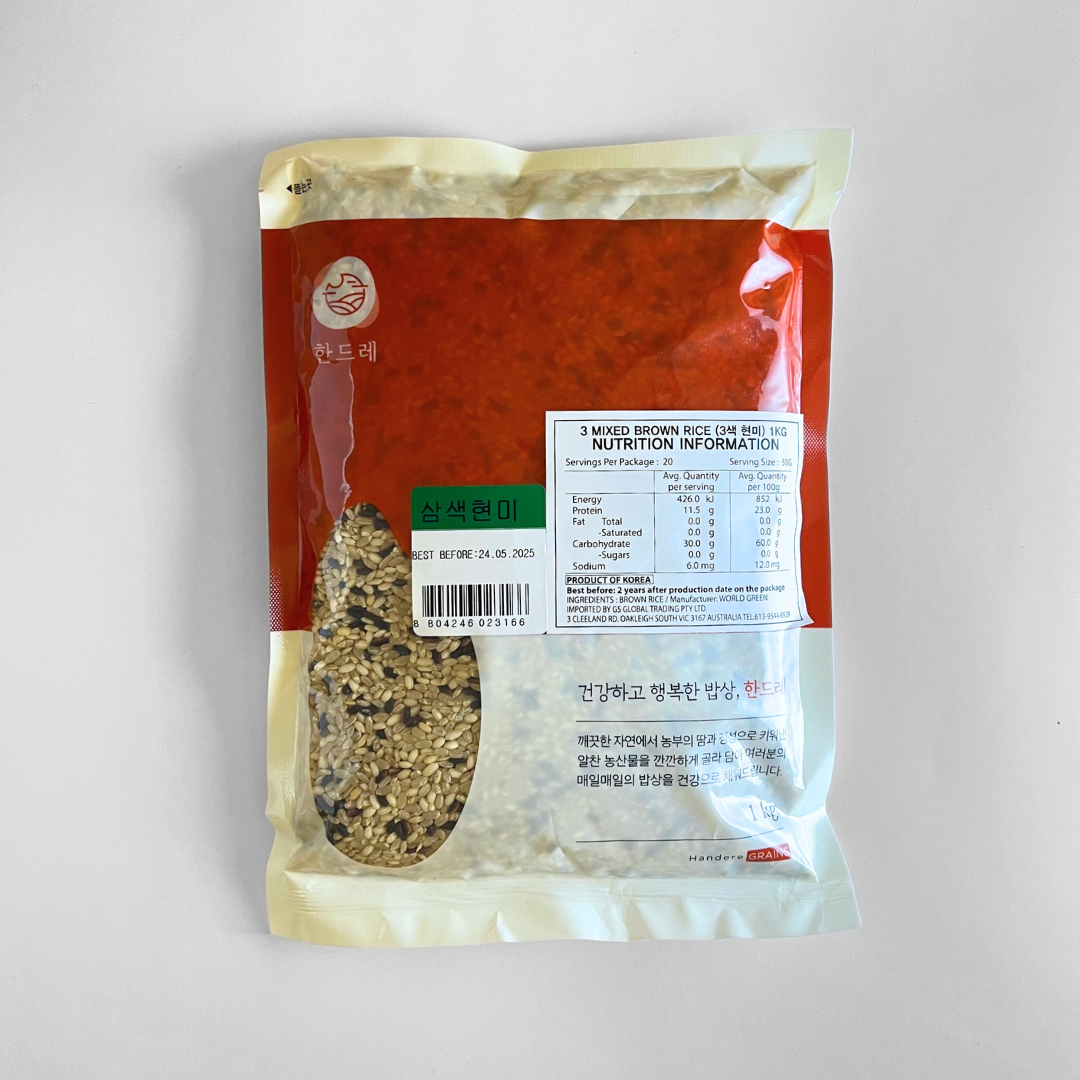해들원 삼색현미-1 1kg(HDW 3 Colour Brown Rice-1 1kg)