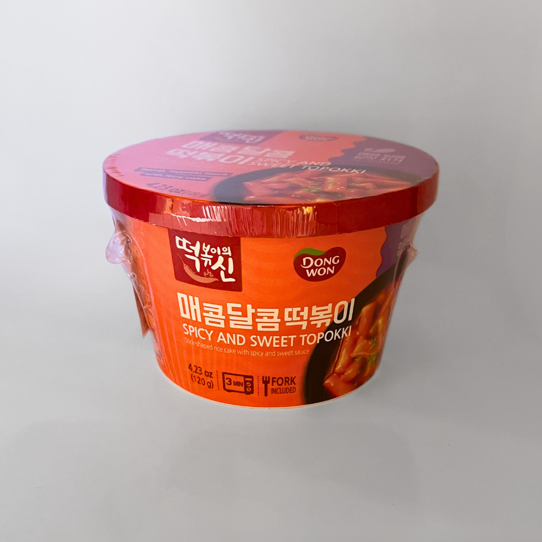 동원 매콤달콤 떡볶이(컵) 120g(DW Topokki with Spicy Sweet Cup 120g)