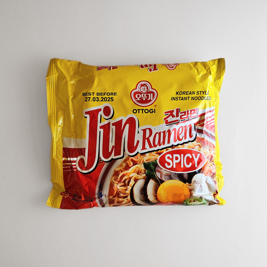 오뚜기 진라면(매운맛) 120g(OTG Jin Ramen(Spicy) 120g)[SINGLE]