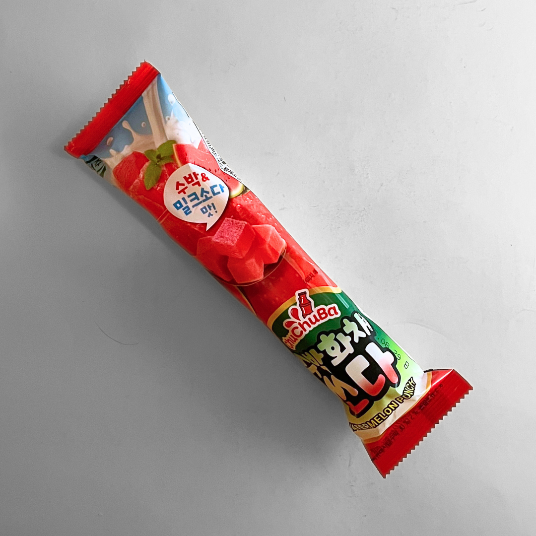 서주 수박소다 125ML(SJ WATERMELON ICE TUBE 125ML) – HanGaWee