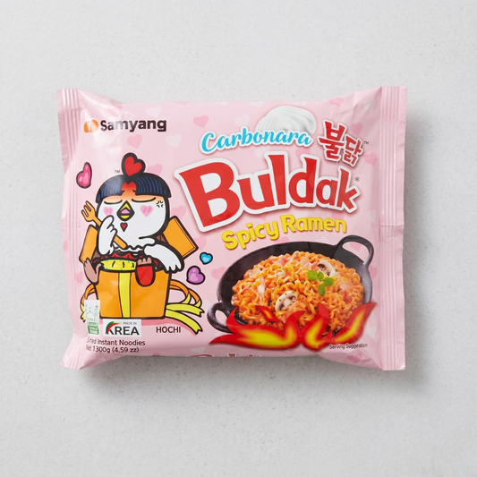 삼양 까르보나라 불닭볶음면 130g(SY Carbo Hot Chicken Ramen 130g)[SINGLE]
