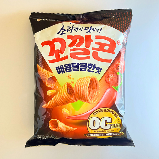 롯데 꼬깔콘 매콤달콤 대 내수용 134G(LT Kokal Corn Hot & Sweet 134G)