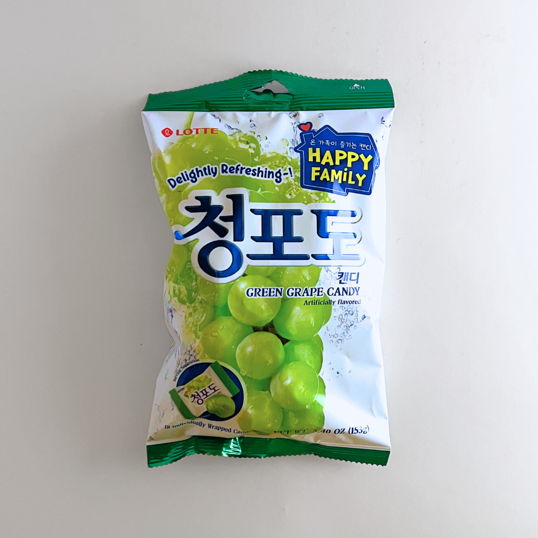 롯데 청포도 사탕 153g(LT Green Grape Candy 153g)