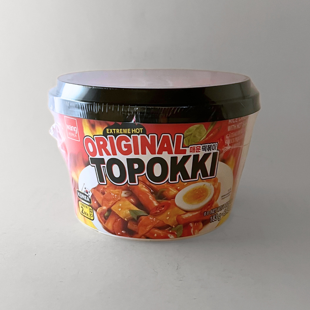 왕 불닭떡볶이컵 183g(Wang Rice Cake Cup With Hot Sauce 183g)