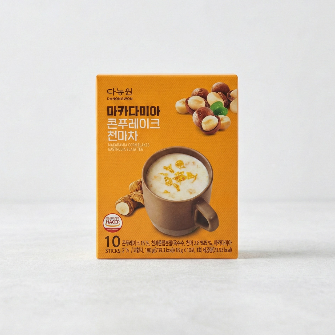 다농원 마카다미아 콘프레이크 천마차 18G(10T)(DNW MACADAMIA CORN FLAKE TEA 18G(10T))
