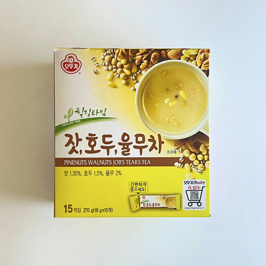 오뚜기 잣.호두.율무차 18g*15(OTG Pinenuts Walnuts Job's Tears Tea 18g*15)