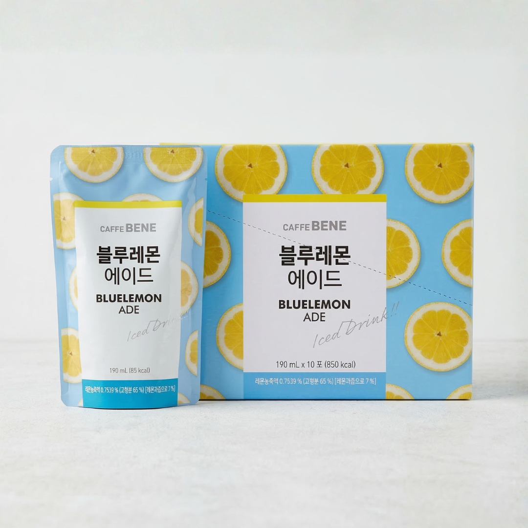카페베네 블루레몬 에이드 190ML*10(CB Blue Lemon Ade BOX)[MULTI]