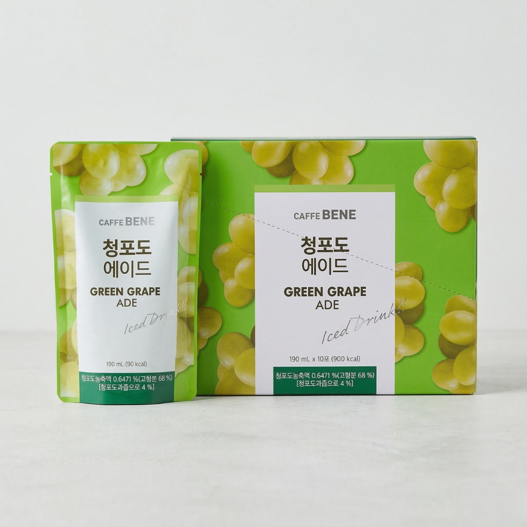 카페베네 청포도 에이드 190ML*10(CB Green Grape Ade BOX)[MULTI]