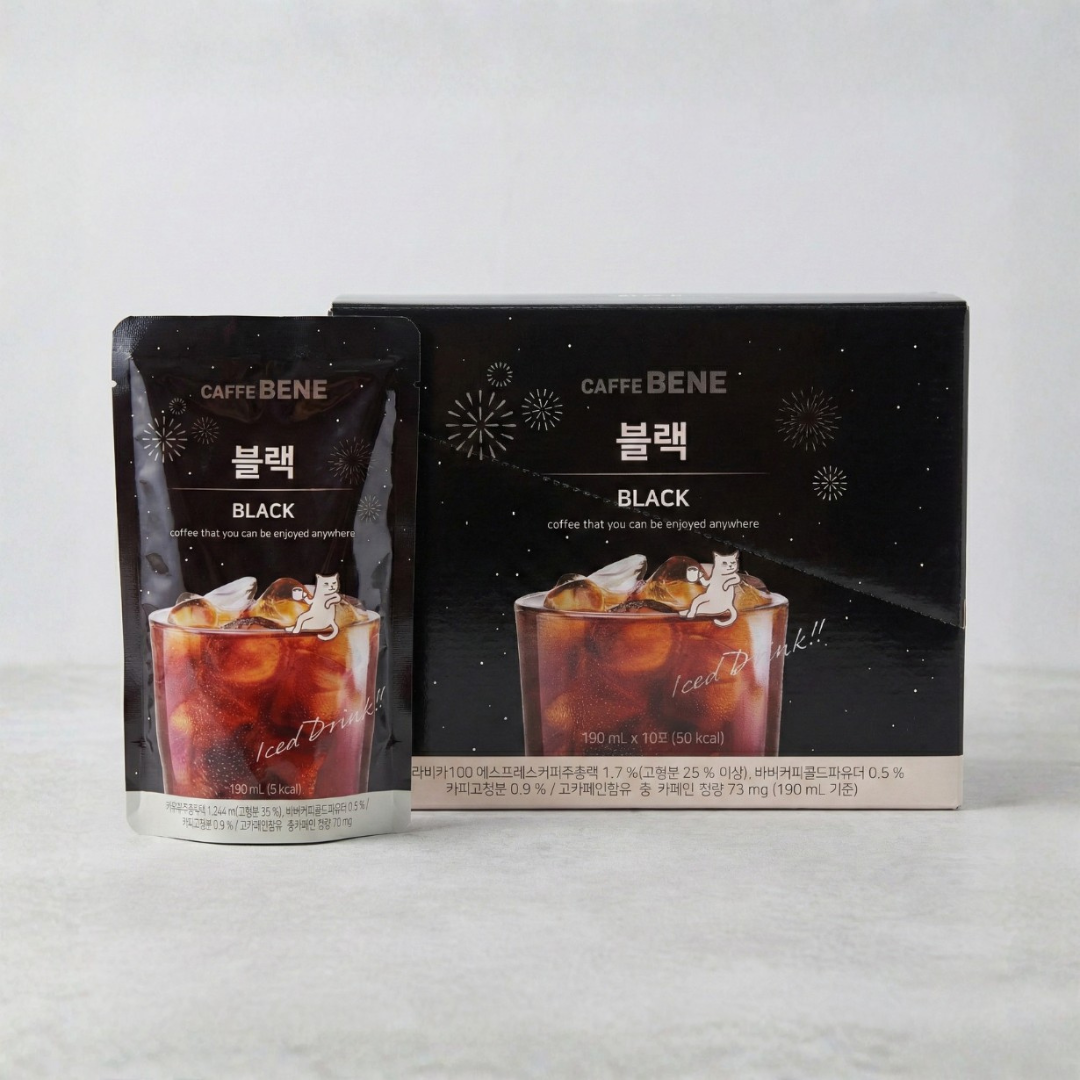 카페베네 노슈가 블랙 아메리카노 190ML*10(CB No Sugar Black Americano BOX)[MULTI]