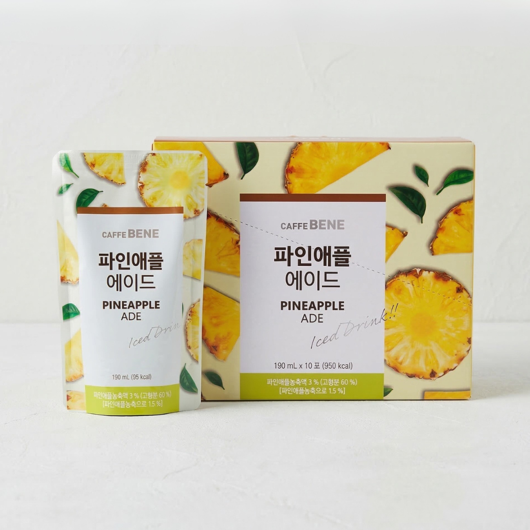 카페베네 파인애플 에이드 190ML*10(CB Pineapple Ade BOX)[MULTI]