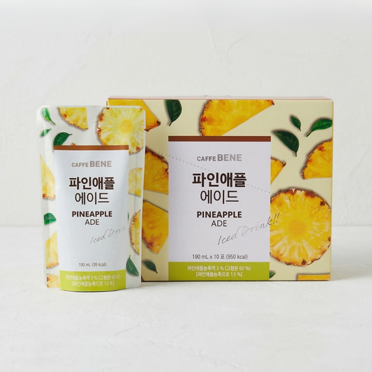 카페베네 파인애플 에이드 190ML*10(CB Pineapple Ade BOX)