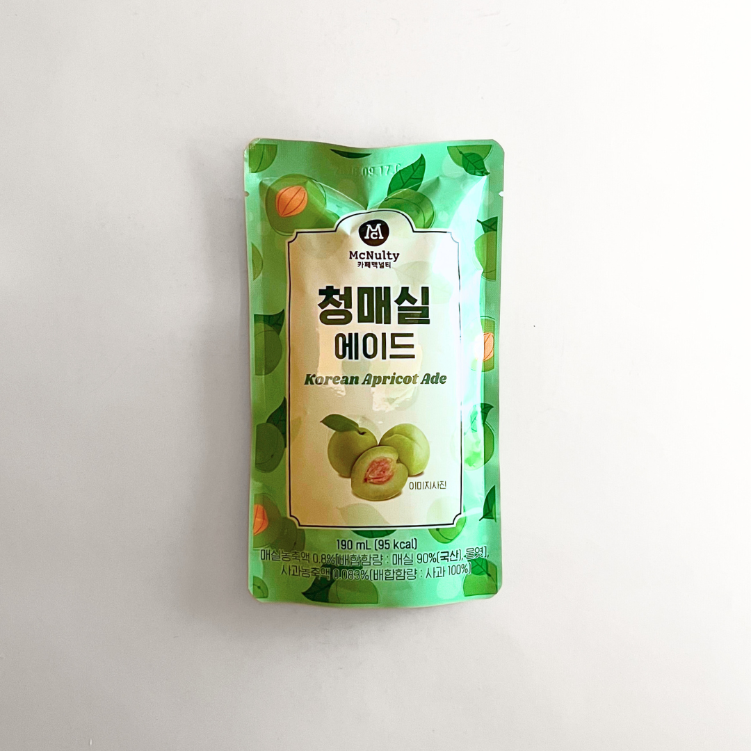 맥널티 청매실 에이드 190ML(MT GREEN PLUM ADE POUCH 190ML)