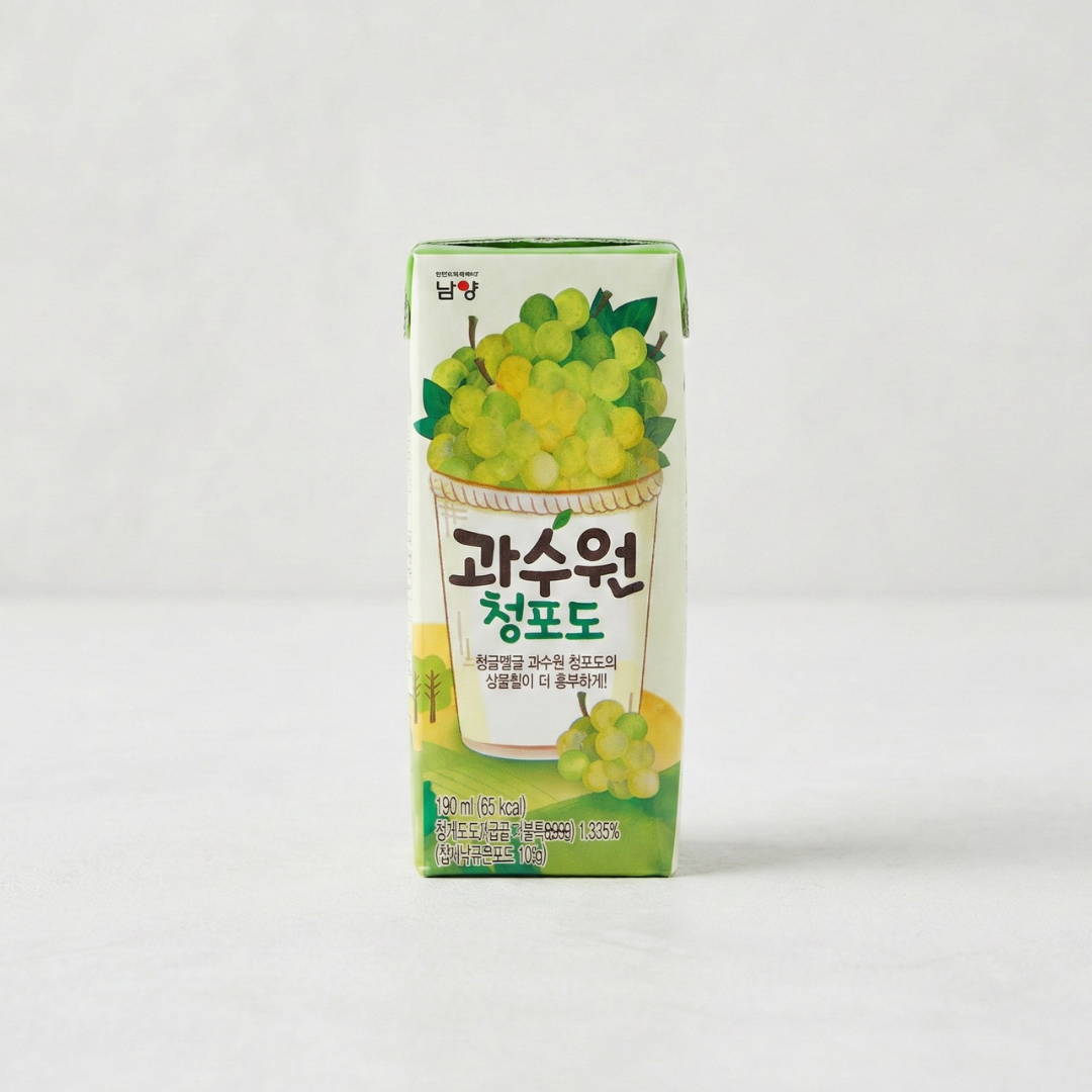 남양 과수원 청포도 190ml(NY Gwasoowon 青葡萄汁 190ml)[SINGLE]