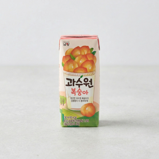 남양 과수원 복숭아 190ml(NY Gwasoowon Peach juice 190ml)[SINGLE]