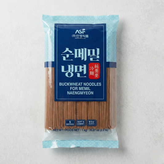 안성 순메밀냉면 1KG(AS BUCKWHEAT NOODLE 1KG)