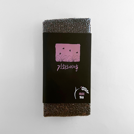 강화희망쌀 흑미 1KG(江华韩国黑米 1KG)