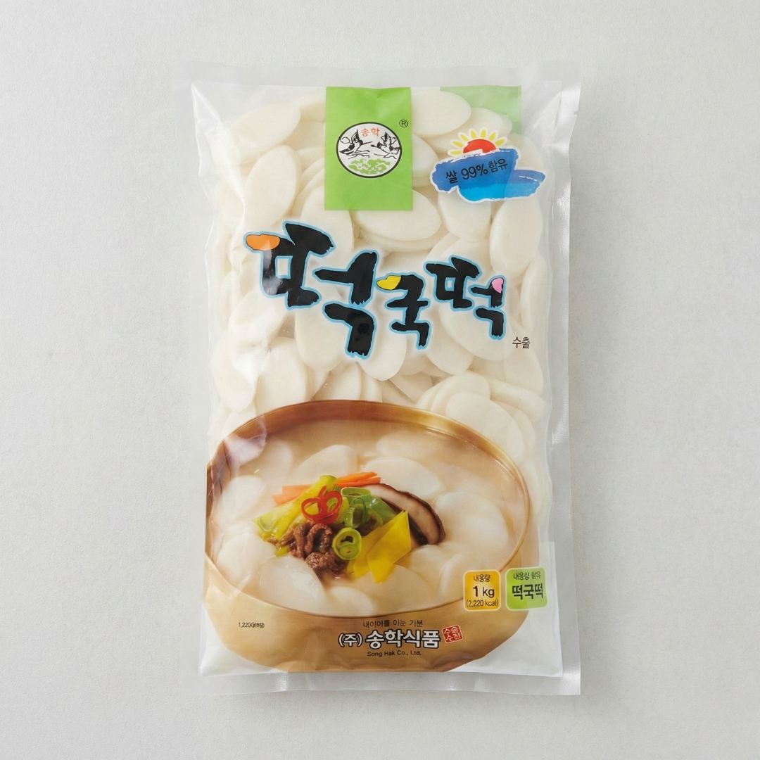 송학 쌀떡국떡 1KG(SH Rice Cake Sliced 1KG)