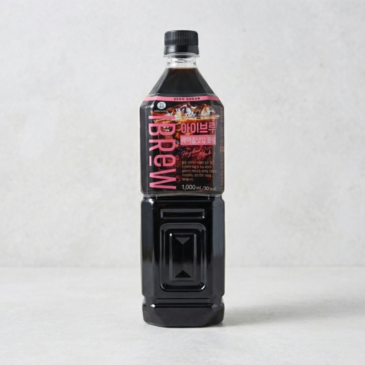 맥널티 아이브루 헤이즐넛향 블랙 페트 1L(MT IBREW HAZELNUT BLACK COFFEE 1L)